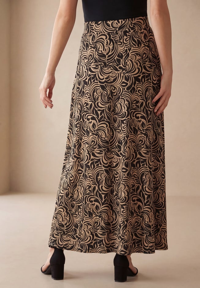 Everyday Stretch Knit Maxi Skirt image number 1