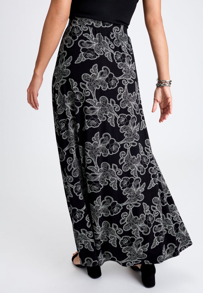 Everyday Stretch Knit Maxi Skirt image number 2