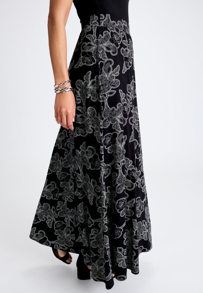 Everyday Stretch Knit Maxi Skirt image number 1