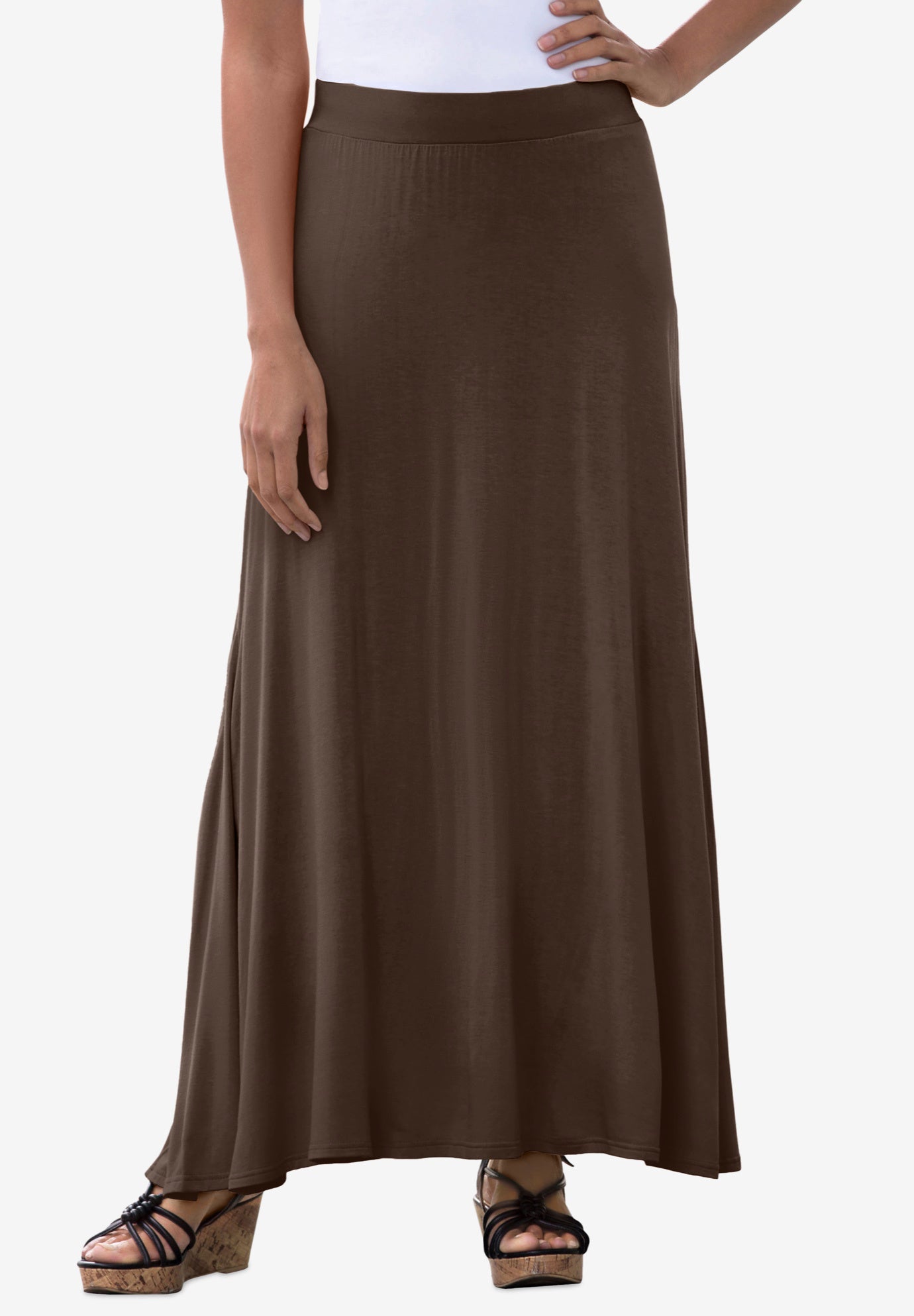 Everyday Stretch Knit Maxi Skirt image number 0