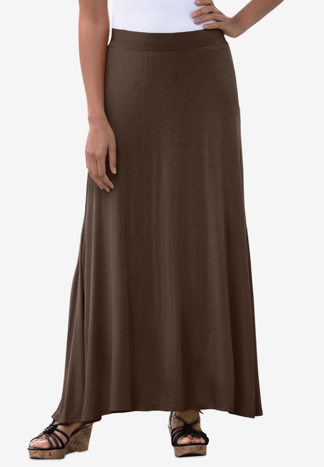 Everyday Stretch Knit Maxi Skirt image number 0