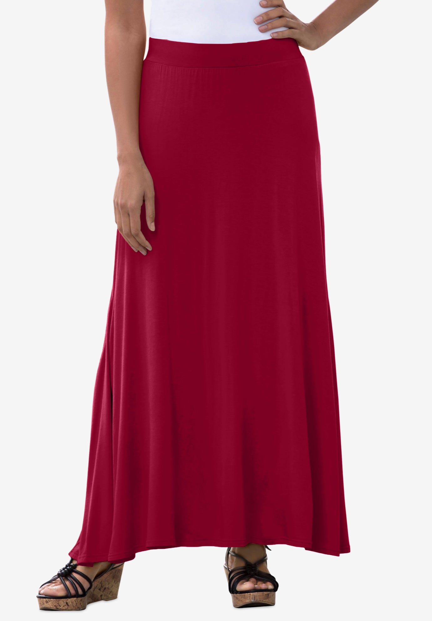 Everyday Stretch Knit Maxi Skirt image number 0