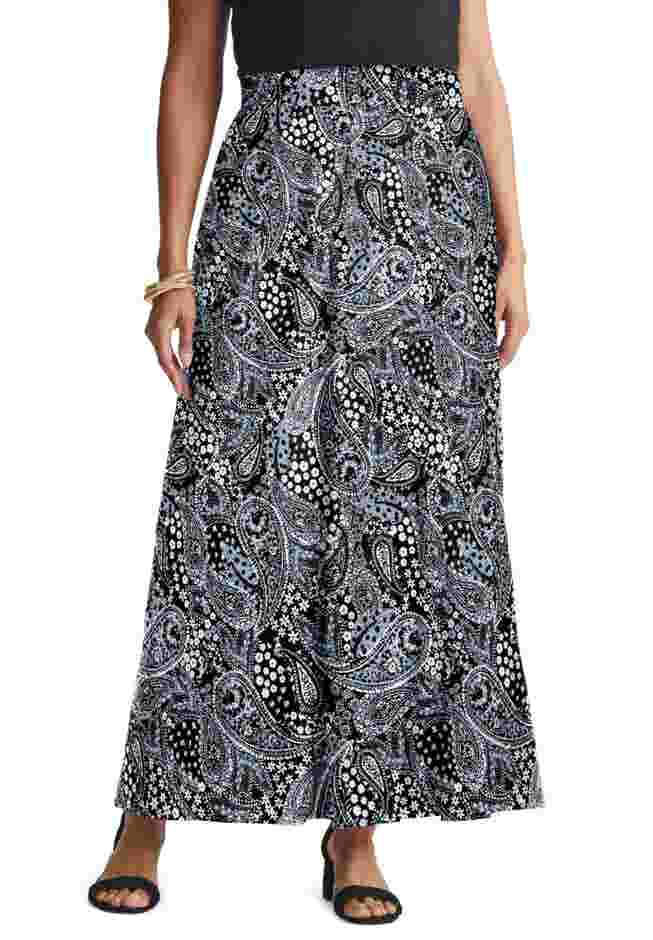 Everyday Stretch Knit Maxi Skirt image number 0