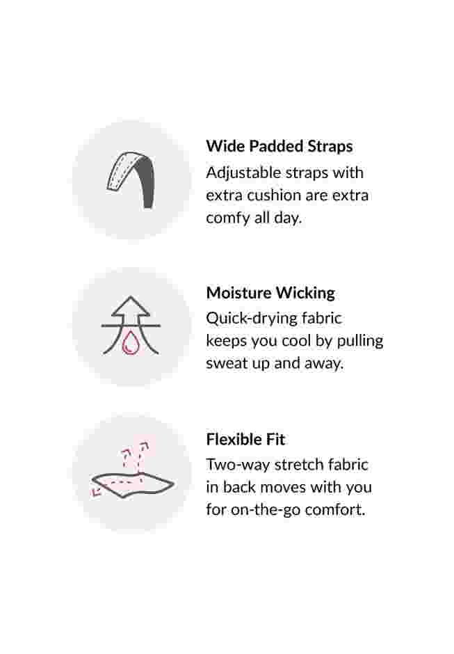 Glamorise® Magic Lift® Medium-Impact Wireless Sport Bra 1005 image number 5