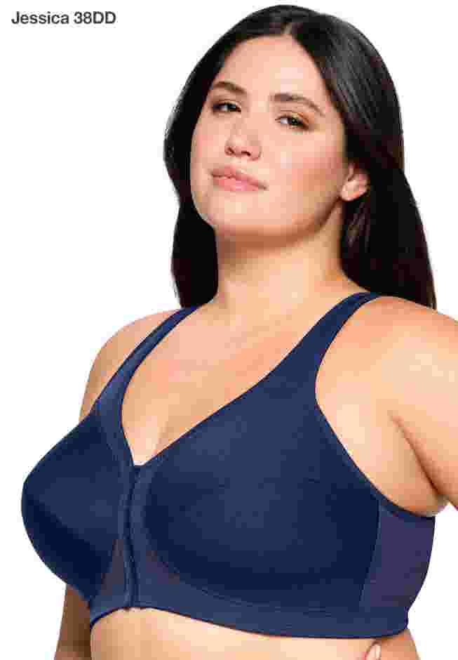 Glamorise® Magic Lift® Front-Close Posture Wireless Bra 1265 image number 10
