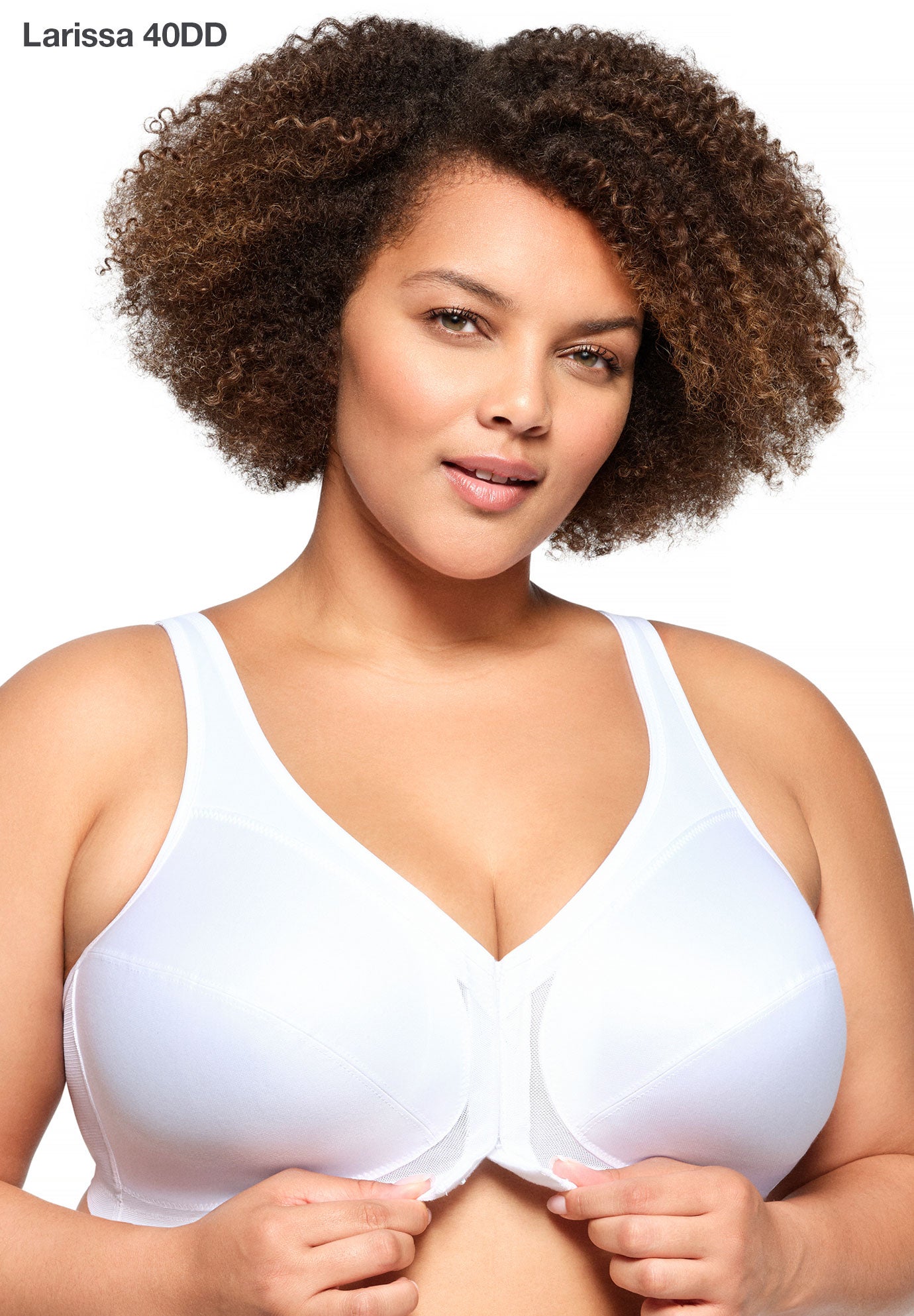 Glamorise® Magic Lift® Front-Close Posture Wireless Bra 1265 image number 9