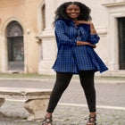 Georgette Button Front Tunic image number null