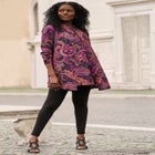 Georgette Button Front Tunic image number null