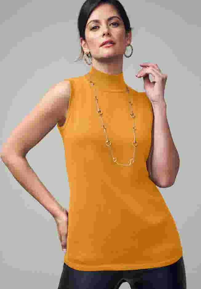 Fine Gauge Mockneck Sweater image number 3