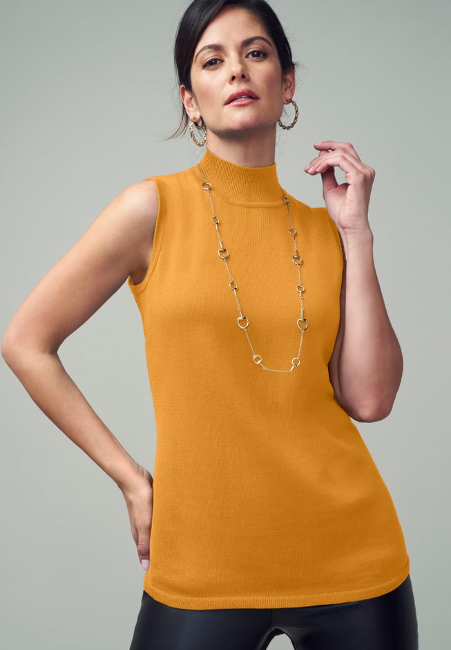 Fine Gauge Mockneck Sweater image number 5