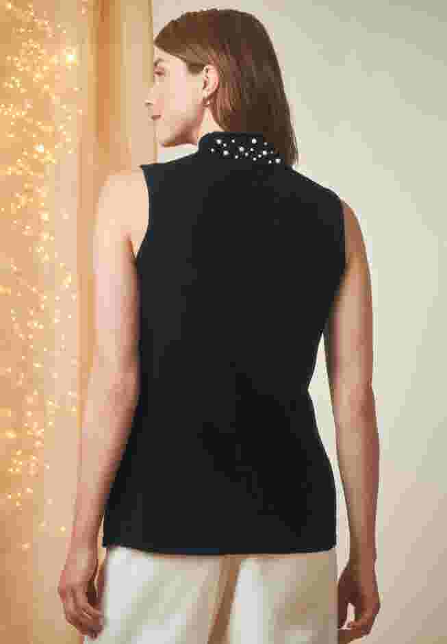 Fine Gauge Mockneck Sweater image number 1