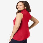 Fine Gauge Mockneck Sweater image number null