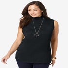 Fine Gauge Mockneck Sweater image number null