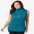 Fine Gauge Mockneck Sweater image number null