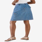 Perfect Denim Skort image number null