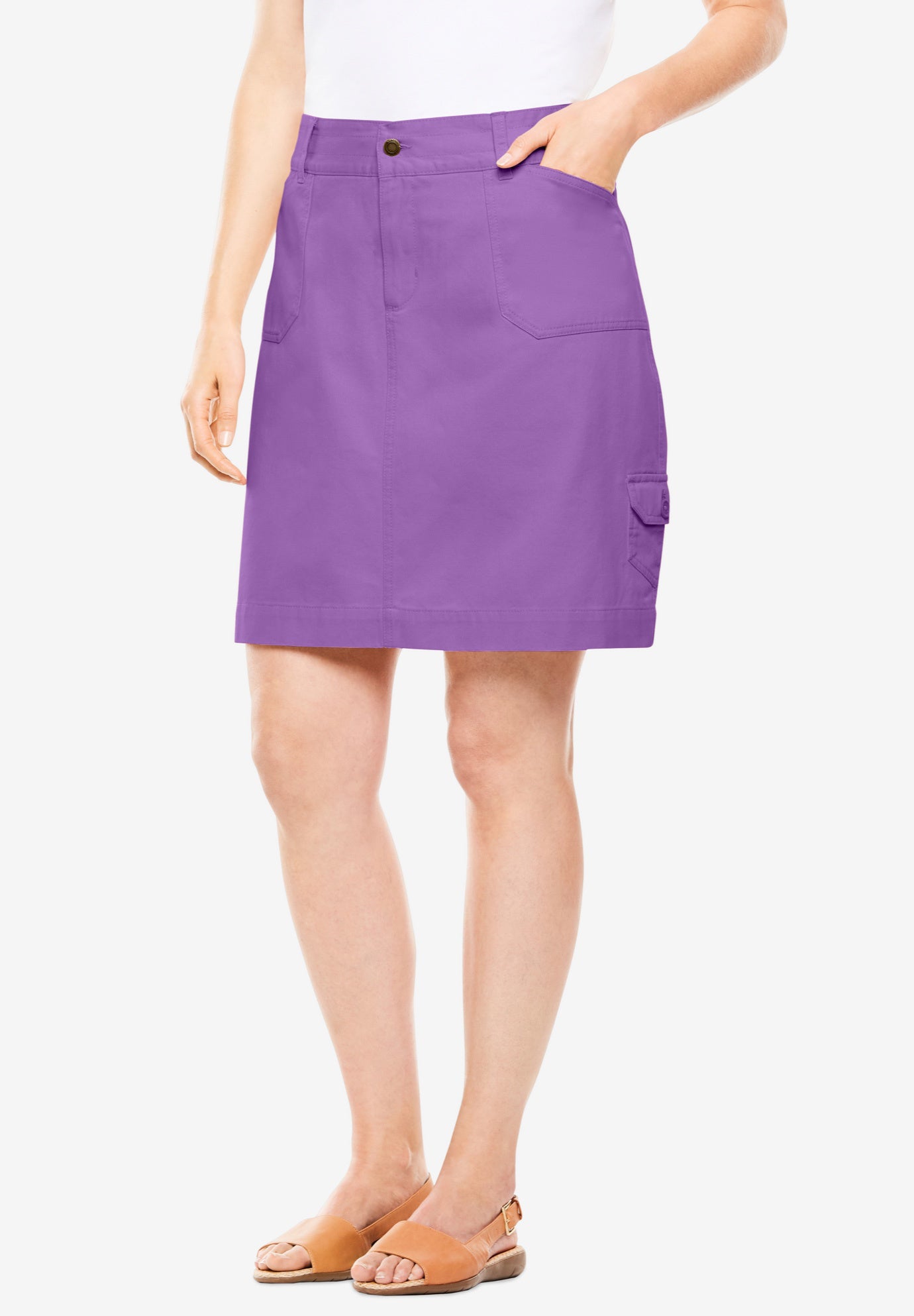 Perfect Denim Skort image number 0