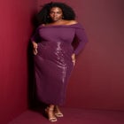 Sequined Midi Skirt image number null