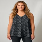 Plus Size Cotton Ultimate Swing Tank Top image number null