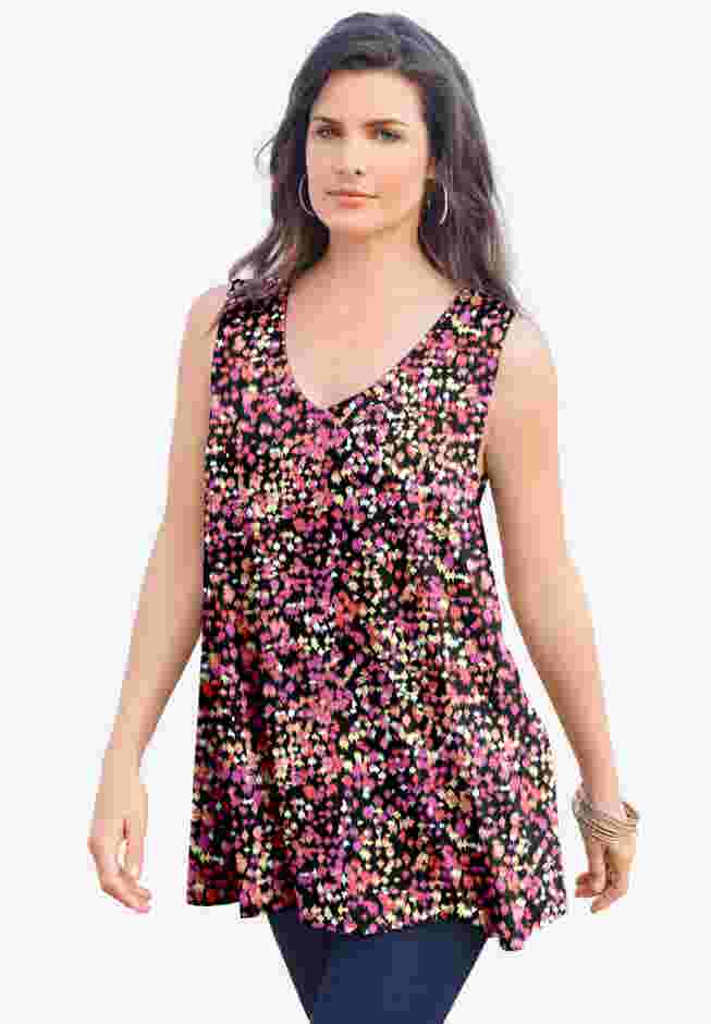 Plus Size Cotton Ultimate Swing Tank Top image number 0