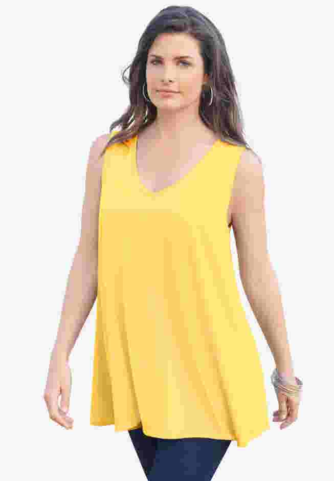 Plus Size Cotton Ultimate Swing Tank Top image number 0