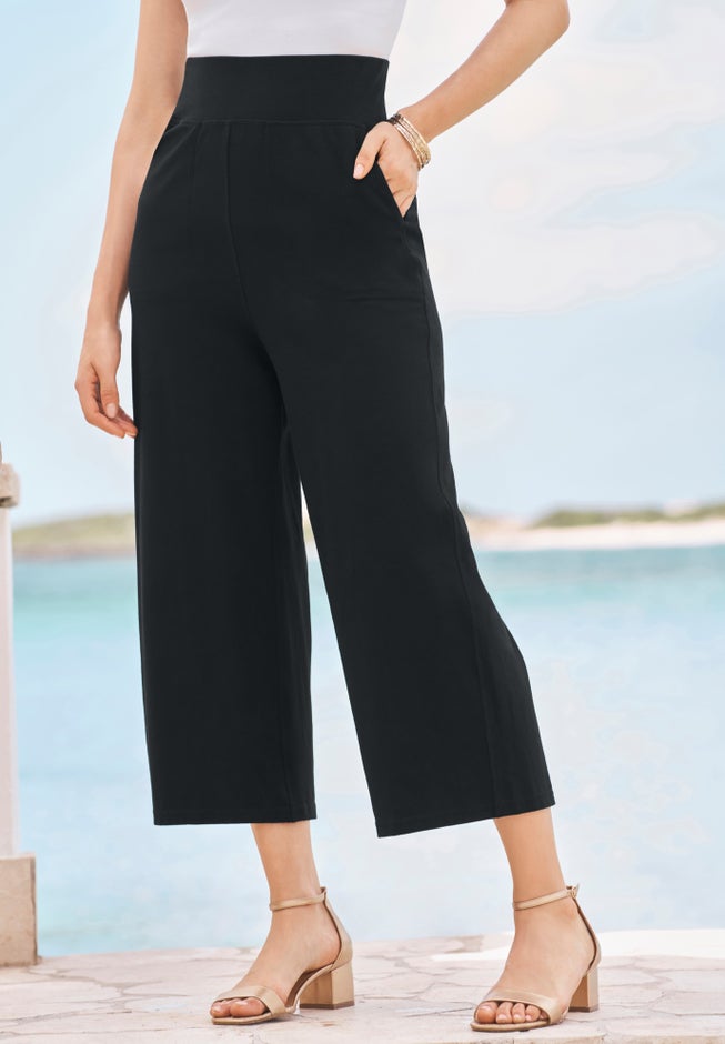 Side Pocket Essential Stretch Yoga Capri Pant image number 4