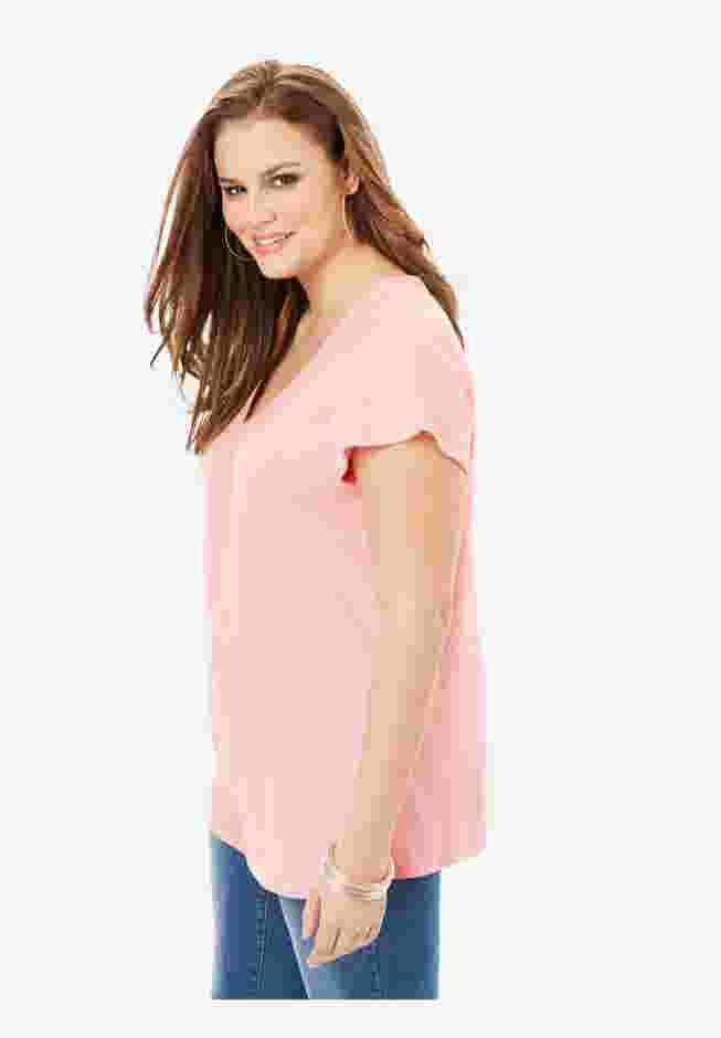 Ultimate Flutter Sleeve Sweetheart Tee image number 2