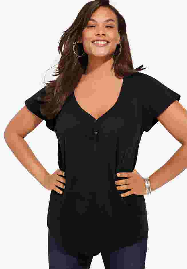 Ultimate Flutter Sleeve Sweetheart Tee image number 0