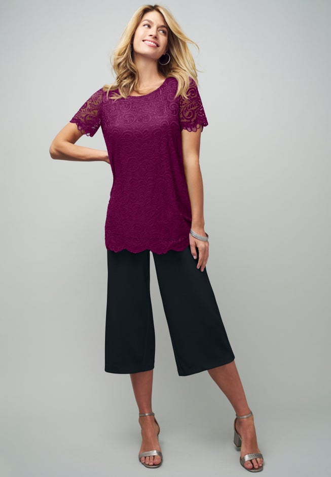 Stretch Lace Tunic image number 5