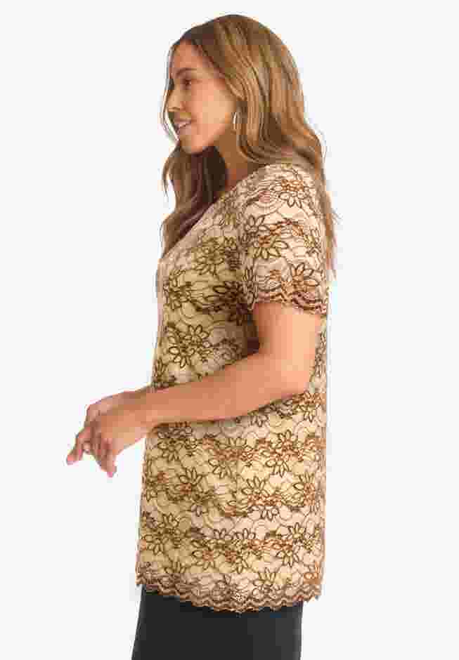 Stretch Lace Tunic image number 1