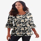 Plus Size Cotton Ultimate Bell Sleeve Tee image number null