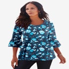 Plus Size Cotton Ultimate Bell Sleeve Tee image number null