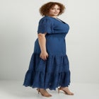 Eyelet Tiered Dress image number null