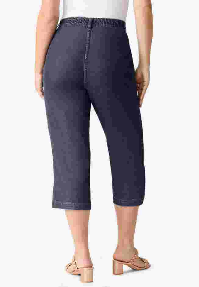 Easy-Wear Straight Leg Capri image number 1