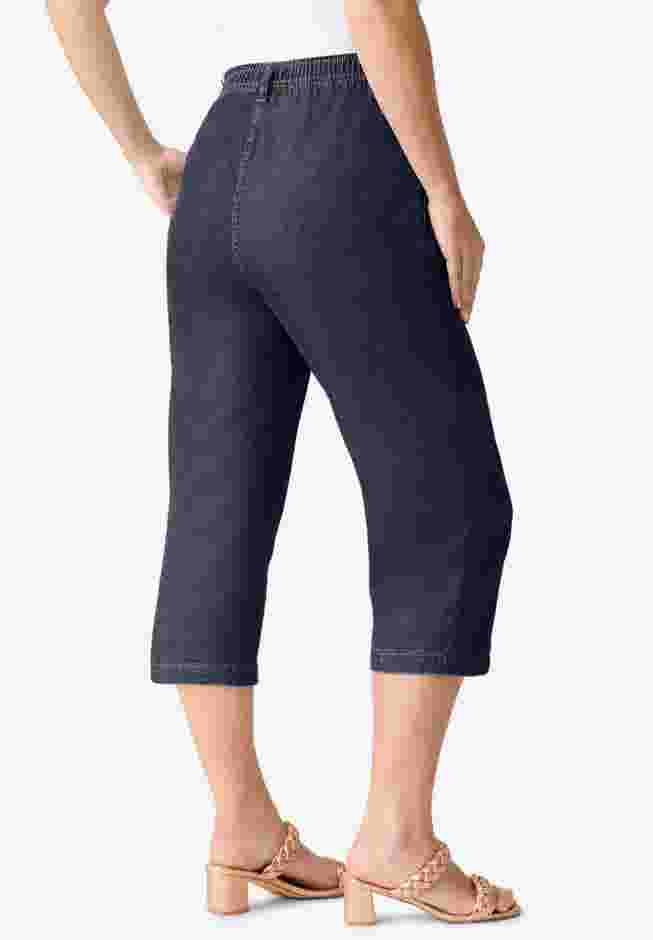 Easy-Wear Straight Leg Capri image number 2