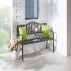 Garden Bench with Retractable Table image number null