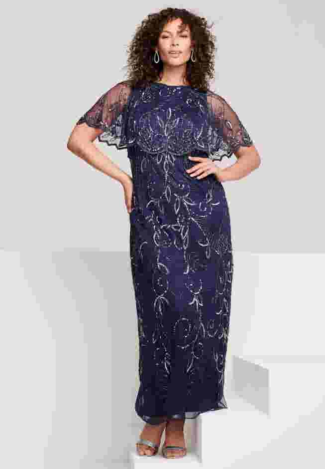Beaded Glam Maxi Dress image number 0