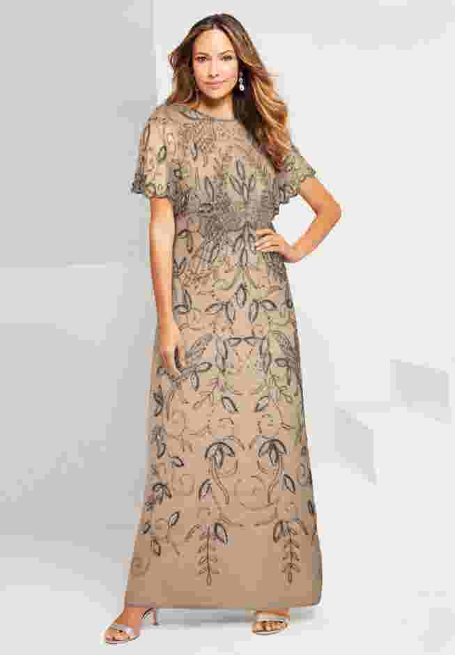 Beaded Glam Maxi Dress image number 0