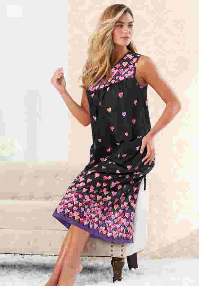 Sleeveless Print Lounger image number 5
