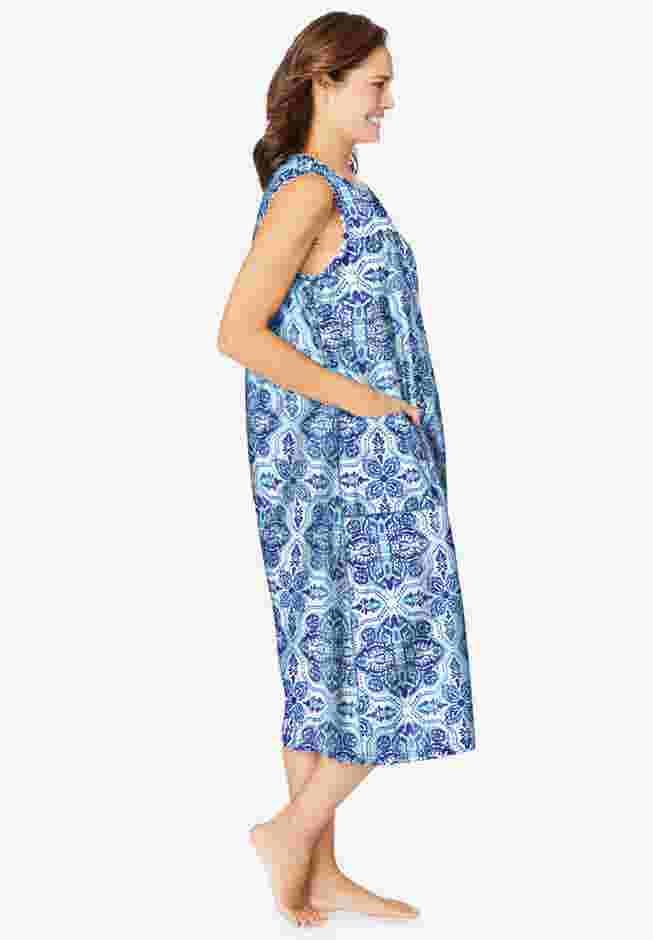 Sleeveless Print Lounger image number 2