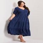 Ivy Tiered Button Front Dress image number 2