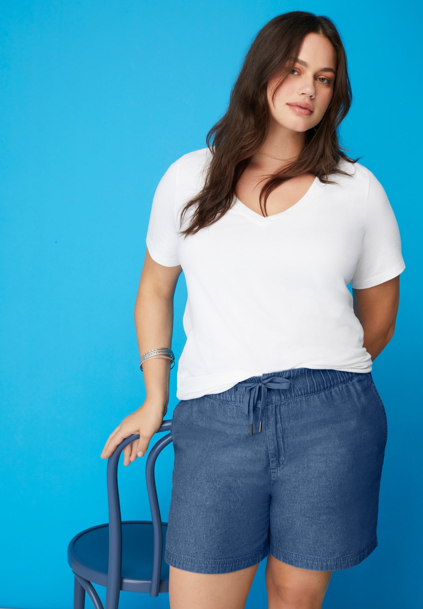 Denim Bermuda Shorts image number 0