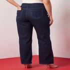 Plus Size 360&deg; Stretch Wide Leg Jean image number 1