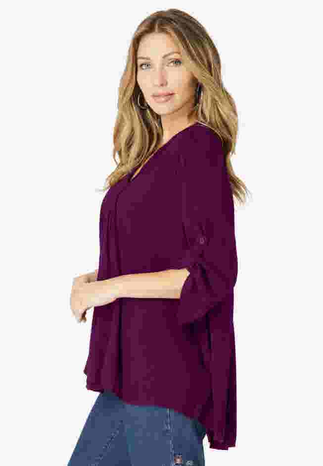 Tara Crinkle Crepe Big Shirt image number 4