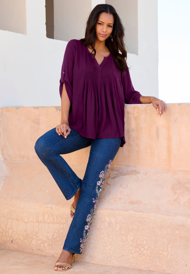 Hand Crinkled Tara Shirt image number 4