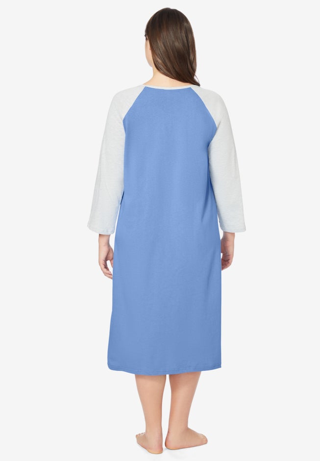 Avenue Body Baseball Sleepshirt image number 1