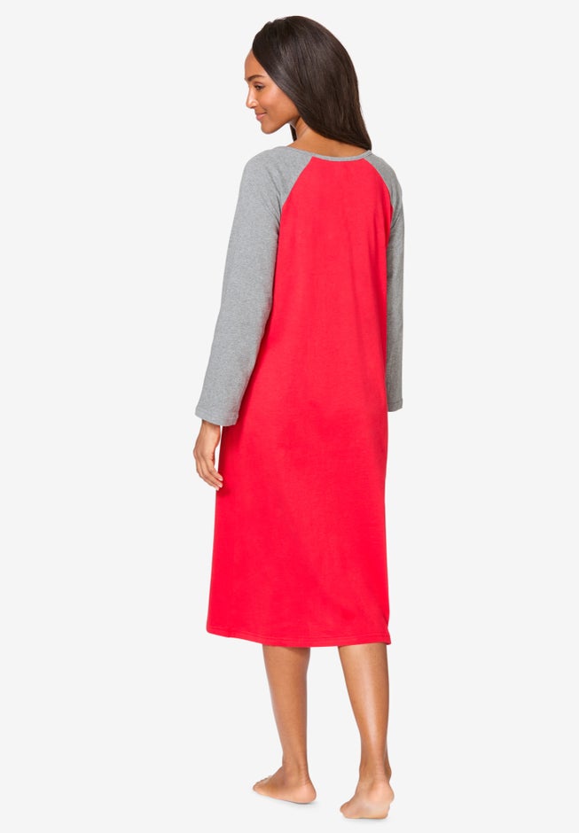 Avenue Body Baseball Sleepshirt image number 1