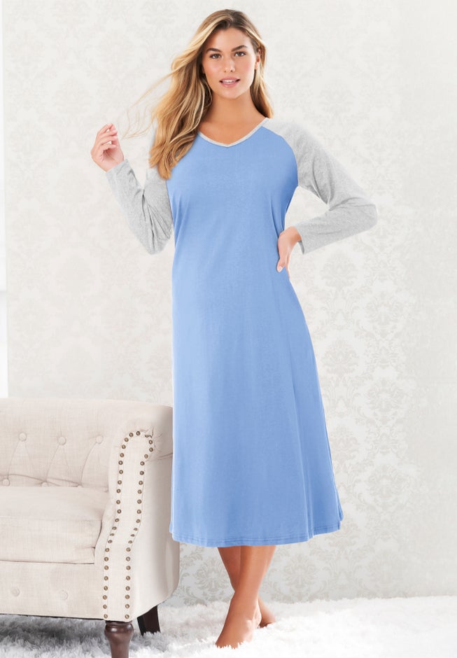 Avenue Body Baseball Sleepshirt image number 3