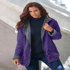 Plus Size Hooded Nylon Jacket image number null