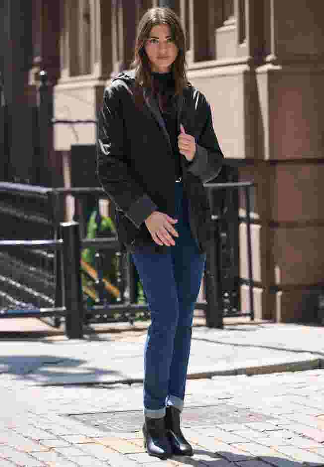 Plus Size Hooded Nylon Jacket image number 4