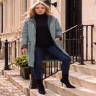 Plus Size Hooded Nylon Jacket image number 0